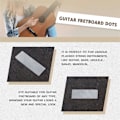 Miniatyrbild 5 av 5: 10 st inläggning material vit pärlemor skalämnen ark rektangel inläggning material för gitarr