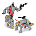 Miniatyrbild 1 av 5: Bpf Dinoking Dinobot G1 Transformation Dinosaurier Action Figur Leksaker Modell Grimlock Slag Slam Snarl Swoop Deformation Bilrobot BPF Slag no box