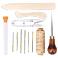 Miniatyrbild 1 av 5: Benfolder-set, Benfolder, Verktyg, Bokbindningsset, För Bokbindning, Pappershantverk, Quiltning As Shown