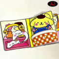 Miniatyrbillede 1 af 5: Stille bog Sanrio Doudou bog pædagogisk hjemmelavet Kuromi bog Melody Quietbook Pudding dog