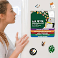 Pikkukuva 5 / 5: Ruokailuopas - Keittokirjat Instant Air Fryer -lisävarusteet Uunin ruoanlaittoastia Lämpötilan keittiön muuntaminen, monivärinen, suuri