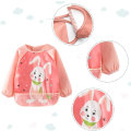 Miniatyrbilde 3 av 4: Vanntett malerkåpe for barn, 2-4 år, malingsforkle, håndverksforkle med lange ermer og lommer, stil 1 SIZE 4