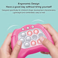 Miniatyrbild 4 av 5: Pop Push It Game Controller Bubble Sensory Fidget Toy Elektronisk Whack-konsol Orange