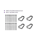 Miniatyrbilde 2 av 4: (20-pakning) Marker Pennespisser/nibber for Remarkable 2 Stylus Penn Erstatning Myke Nibber/spisser Svart