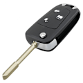 Miniatyrbillede 4 af 4: Foldbar 3-knaps fjernbetjeningsnøgle med Fo21-blad, til Ford Mondeo Fiesta Focus Ka Transit 2002 - 2012 bil model 3