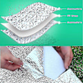 Miniatyrbilde 4 av 5: Aluminium Isoleringsmatte Skummatte Sovematte For Camping Isolasjonsmatte Foldbar Telttmatte Gulvmatte Termisk