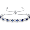 Miniatyrbillede 1 af 5: Damearmbånd, forgyldte armbånd med zirkonia, justerbart armbånd til kvinder, dame smykker morsdagsgave fødselsdag kvinder
