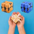 Miniatyrbillede 7 af 7: Infinity Cube Fidget Legetøj, Fidget Legetøjssæt, Fidget Legetøj Cube, Fidget Legetøj Pakke, Infinity Cube Metal (4 Stykker)