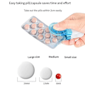Miniatyrbillede 3 af 5: 1-5 stk. Bærbar Pill Taker Remover Tabletter Piller Blisterpakke Åbnerhjælp 3pcs