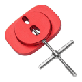 Miniatyrbillede 1 af 5: Pin Remover Værktøj Aluminium Fiskehjul Leje Pin Remover Baitcasting Vedligeholdelse Fiskeværktøj Red