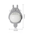 Miniatyrbild 2 av 3: Barn Flicka Pojke Söta Totoro Tandborsthållare Väggmontering Sugkopp Bad Sugkopp Light Grey
