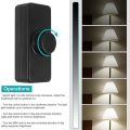 Miniatyrbillede 4 af 4: 3-100w 220-240v LED roterende lysdæmper til glødepærer, halogenlamper, justerbar LED-armatur, sort -aa