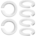 Miniatyrbilde 1 av 4: Lampehetteadapterring E27 til E14 lampehetteadapter reduseringsring E27 skrue lampehette konverteringsring - 6 stk