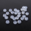 Pikkukuva 3 / 5: 25 kpl / pakkaus läpinäkyviä nappeja DIY-sandaaleihin, kenkäkoristeisiin, koruihin ja sisustukseen Transparent 1 Pack