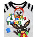 Miniatyrbillede 4 af 6: Bing Bunny Drengenes Its A Bing Thing Langærmet Pyjamasæt 3-4 År Grå/Sort Grey/Black 3-4 Years