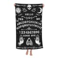 Ouija Board Strandhandduk, 90x180cm Snabbtorkande Polyester Badhandduk