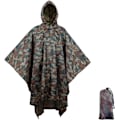 Pikkukuva 1 / 6: 3 in 1 monikäyttöinen vedenpitävä poncho, kevyt ja nopeasti kuivuva, sadetakki miehille ja naisille, sadeponcho, naamioponcho