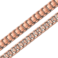 Miniatyrbild 3 av 5: Män Koppar Armband Bred Magnetisk Terapi Armband För Att Lindra Artritsmärta 99,9% Koppar Armband Med Starka Magneter 9\" Länk Justerbara Armband S