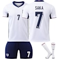 Pikkukuva 1 / 2: UEFA Euro 2024 Englanti Koti- ja vieraspelipaita No.7 SAKA Koti Home XL