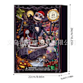 Miniatyrbillede 3 af 4: Jule-blindboks med zombie-pynt - Gyser-zombie-nedtælling 24-dages kalender - Blindboks - Jule-gotisk