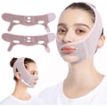 Miniatyrbilde 1 av 5: Beauty Face Sculpting Sleep Mask, Reusable V Line Shaping Masks, V Line Lifting Mask Facial Slimming Strap - Double Chin Reducer-XinHan 2Pcs