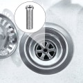 Miniatyrbillede 2 af 5: Rustfrit Stålvask Kurv Skrue Hjem Vask Afløb Si 4 Stykker