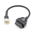 Miniatyrbillede 3 af 5: Diagnostik 6 Pin til Obd2 16 Pin Adapter Obd Diagnostisk Kabel til Delphi Ecu til Benelli Motorcykel Fejlfindingsstik