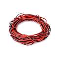 Miniatyrbillede 5 af 5: 10 meter 22AWG elektrisk ledning, 2-leder sort rød ledningskabel, forlængerledning, til bil LED-stribe lys