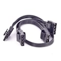 Miniatyrbillede 5 af 5: 5-polet 1 til 3 periferi 4-polet Molex Ide 5p PSU strømforsyningskabel til V550 V650 V700 V750 V850 V1000 black