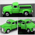 Pikkukuva 3 / 5: 1kpl lava-auto, vihreä - 1/32 mittakaavan painevalettu mallileluauto vintage-automalli retro vintage-automalli lelu seosautomalli kodin sisustus