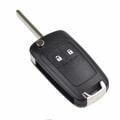 Miniatyrbillede 3 af 5: 2 knappers bilnøgle udskiftning fjernbetjening flip nøgle cover skal til Opel Adam Astra J Insignia Mokka Zafira C Corsa Cascada Meriva Karl