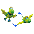 Miniatyrbillede 1 af 3: Nyeste Abs Min Deformation Gogo Dino Action Figurer Rex Transformation Bil Fly Motorbåd Kran Dinosaur Legetøj Til Børn V No Box Little Ping