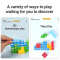 Miniatyrbillede 5 af 5: Balancing Blocks Game - Tetra Tower Stacking - 48 stk - Splinterny