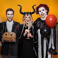 Miniatyrbilde 7 av 7: Horn Hodebånd, 2stk Horn Hodebånd Sett, Halloween Hodebånd med Halskjede Heks Hodebånd Edderkopp Hodeskalle Flaggermus Hårbøyle Heks Hodebånd for Fester