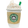 Miniatyrbillede 1 af 5: Kaffehundelegetøj Latte - Efterårs Sjov Hundelegetøj - Plys Piveferie Legetøj Til Mellemstore, Små Og Store - Fødselsdagsgaver - Seje Fyldte Imitationshundelegetøj
