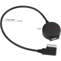 Pikkukuva 4 / 5: Ami Mdi Bluetooth Music Aux ja USB naaras USB sovitinkaapeli A4 A6 Q5 Q7 jälkeen 2009