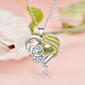 Miniatyrbilde 2 av 2: I hennes armer Halskjede Hjerteformet anheng Smykke Charm Keepsake Meningsfull gave til mor
