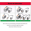 Miniatyrbillede 2 af 5: Moc Power Functions Motorpakke M/l/xl/servo Motor Mould King Forbedret Aa Aaa Batteriboks Tekniske Dele Diy Bil Lastbil Power Up 4 L red