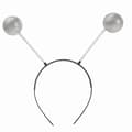 Adorkable Antenne Hodeplagg Ball Kjoler Bursdag Hårbøyler Morsomme Hodeplagg Tegneserie Alien Antenne Hodeplagg Silver
