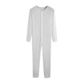 Miniatyrbillede 2 af 5: Herre Heldragt Lange Underbukser Nat Pyjamas Jsir White S