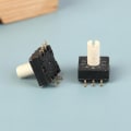 Miniatyrbillede 2 af 5: 2 stk. Rm3haf-10 drejeknap-kontakt 10 0-9 kodningskontakt patch 3:3 med håndtag