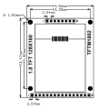 Miniatyrbild 5 av 5: TFT 1,8 tums LCD-modul 128x160 DOT- ST7735S drivrut SPI seriellt gränssnitt Multi-Function färgskärm modul As Shown