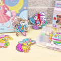 Miniatyrbild 3 av 5: 8 st/set Påsk Diamantmålning Nyckelring 5d Diy Diamantmålning Kit Påskägg Kanin Kyckling Hängande Diamantkonst Kits Påskprydnader För Vår Påsk