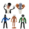 Miniatyrbild 1 av 5: Skibidi Toalettmodell, Kameraman Skibidi Toalettleksak set 1