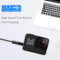 Pikkukuva 4 / 5: 4 kpl USB-C - Mini USB 2.0 -sovitin, Type-C naar Mini USB -uros, muuntaa sovittimen MP3-soittimille, kojelautakameralle, musta Black