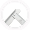 Miniatyrbild 5 av 5: 2 st steghjälps gångjärn aluminiumlegering gångjärn ersättning steghjälps dragstänger steghjälps tillbehör -gt