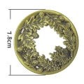 Miniatyrbilde 4 av 5: Lys Topper Duftlys Deksel, Lys Gaver til Kvinner, Hjelp Krukke Lys Smelte Jevnt Blad 7.8cm Bronze