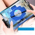Miniatyrbillede 2 af 5: PUBG Controller til Six Finger Pubg Mobile Trigger Gamepad Grip L R Fire Aim Button Joystick til Ipad Tablet FPS Håndtag Black