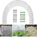 Miniatyrbild 3 av 5: Växthusbågar för nät, växthusbågar växthusram, växthusram växthusbågar, gör-det-själv växthusbåge hus kit, polytunnel stödram för trädgård 18pcs (6 Pieces)