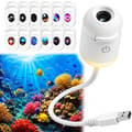 Galaxy Projector Night Light, 2-in-1 Holographic Star 5D Projector Plug and Play HD Star Smart Dynamic Ceiling Projector Lamp With 12 films